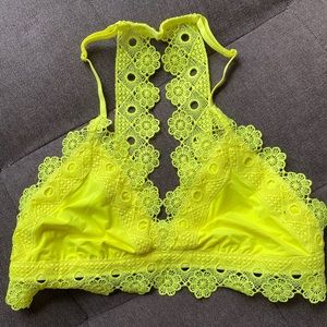 Aerie neon yellow bralet